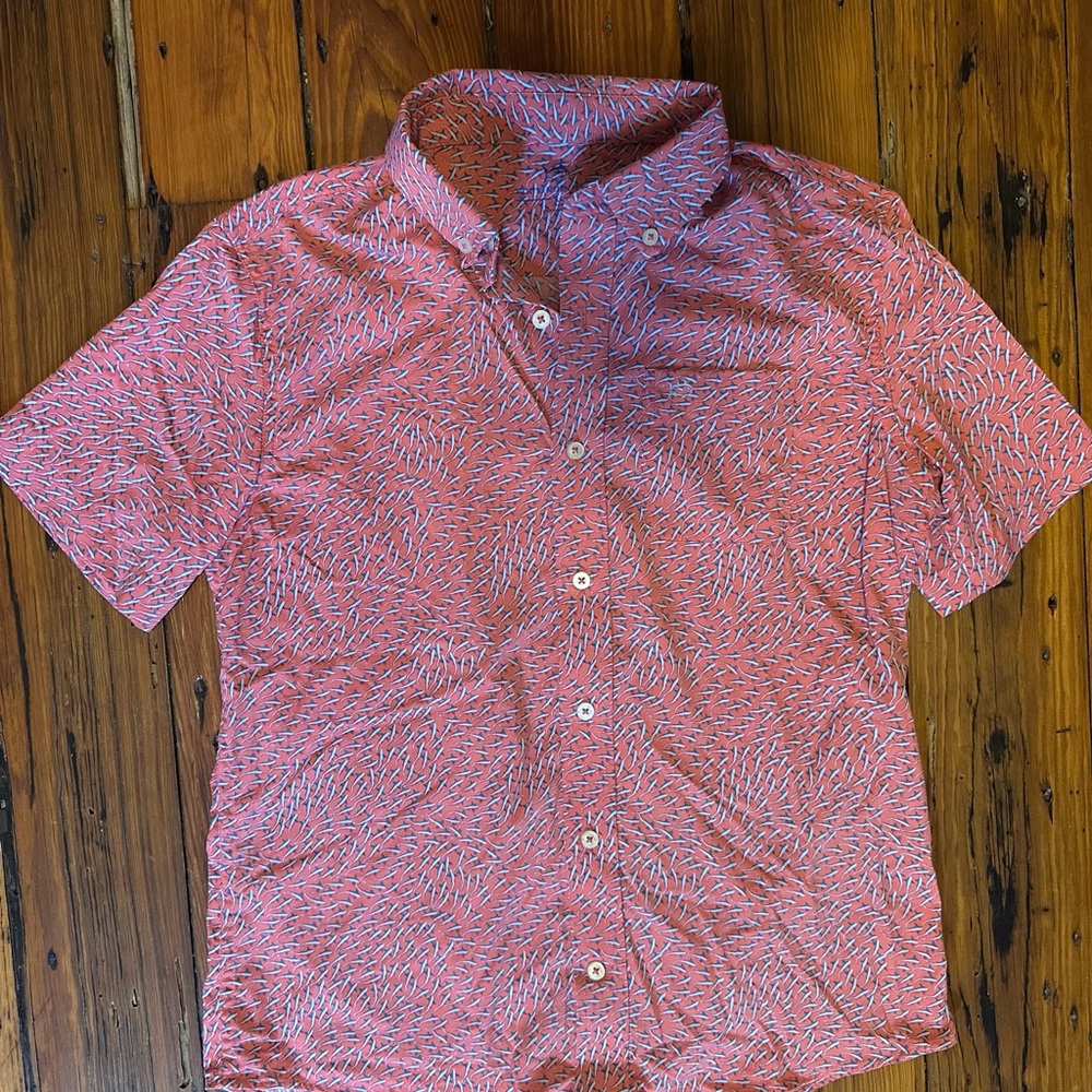 Southern Tide Boys Shirt Size L 12-14